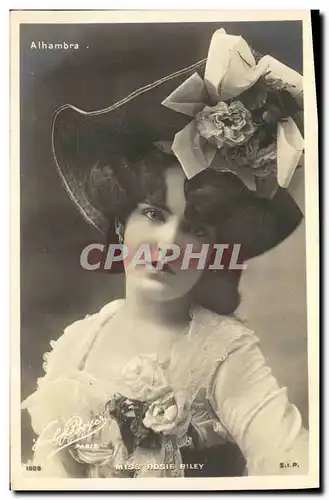 Cartes postales Fantaisie Femme Alhambra Miss Rosy Rilley