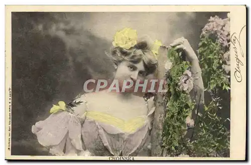 Cartes postales Fantaisie Femme Choinska