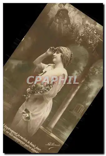 Cartes postales Fantaisie Femme Militaria