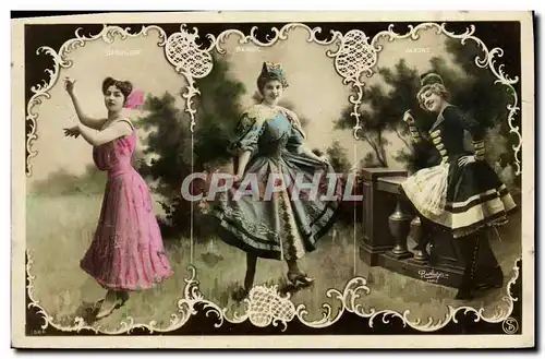 Cartes postales Fantaisie Femme Barnliere Baxone