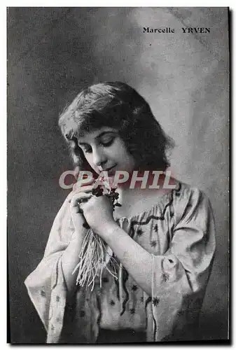 Cartes postales Fantaisie Femme Marcelle Yrven