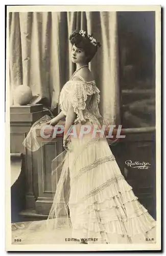 Cartes postales Fantaisie Femme Edith Whiteny