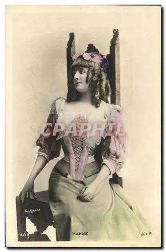 Cartes postales Fantaisie Femme Yahne