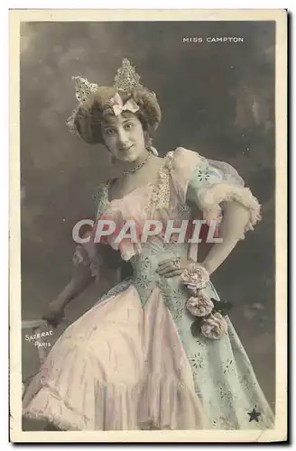 Cartes postales Fantaisie Femme Miss Campton