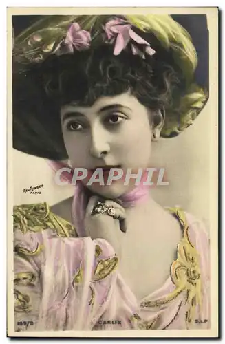 Cartes postales Fantaisie Femme Carlix