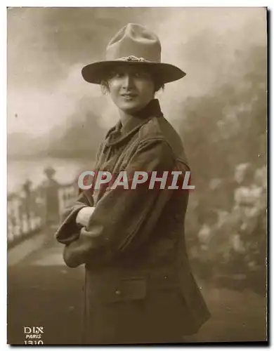 Cartes postales Fantaisie Femme Un bonjour de FRance