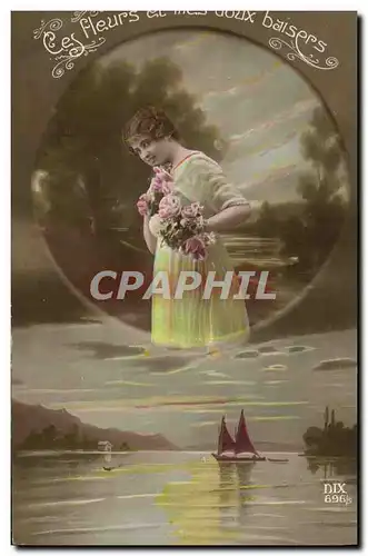 Cartes postales Fantaisie Femme