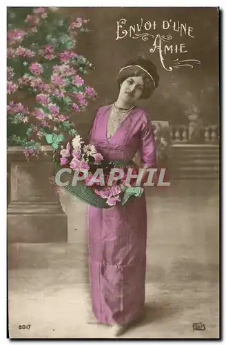 Cartes postales Fantaisie Femme