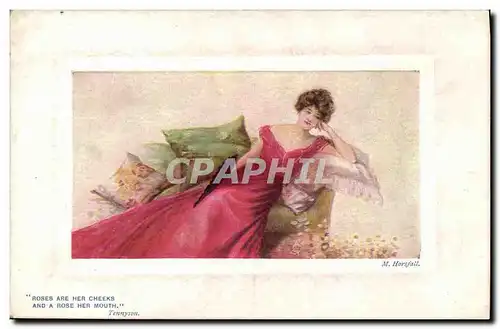 Cartes postales Fantaisie Femme Horsfall