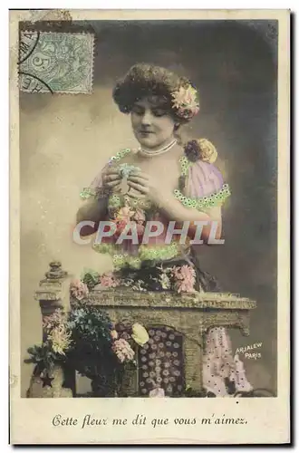 Cartes postales Fantaisie Femme