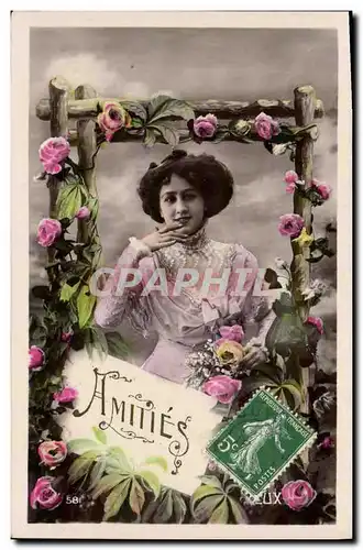 Ansichtskarte AK Fantaisie Femme