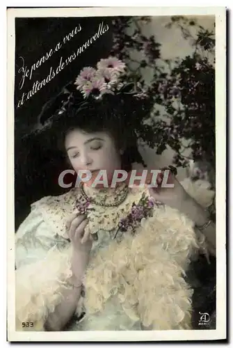 Cartes postales Fantaisie Femme