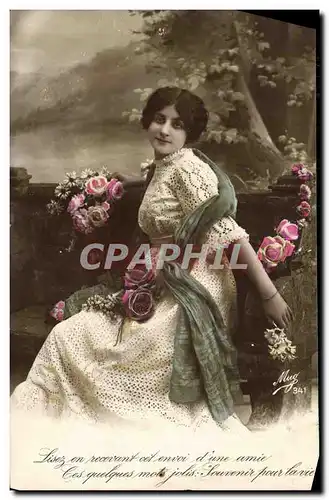 Cartes postales Fantaisie Femme