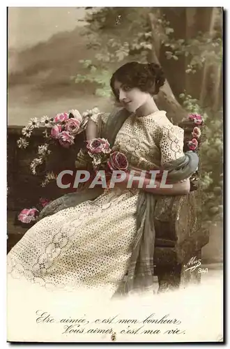 Cartes postales Fantaisie Femme