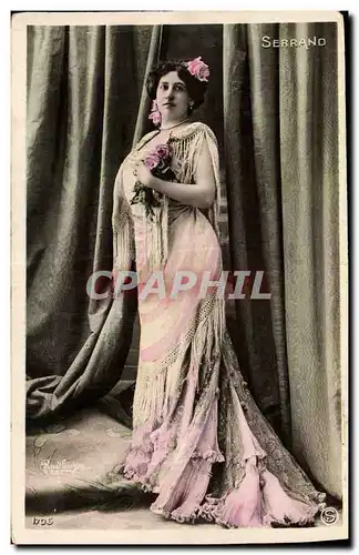 Cartes postales Fantaisie Femme Serrano