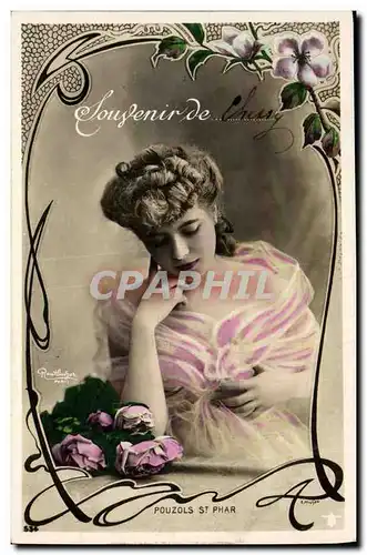 Cartes postales Fantaisie Femme Pouzols St Phar