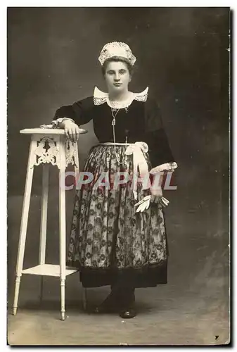 Cartes postales Fantaisie Femme Bretagne Folklore