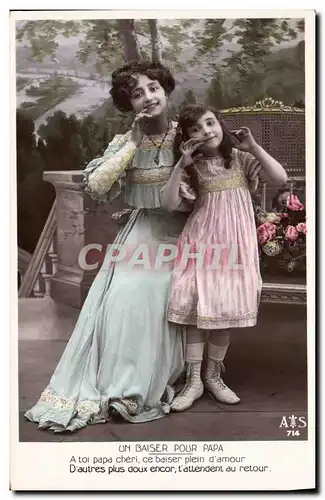 Cartes postales Fantaisie Femme Enfant