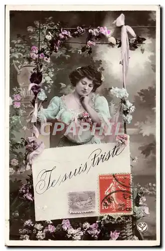 Cartes postales Fantaisie Femme Semeuse