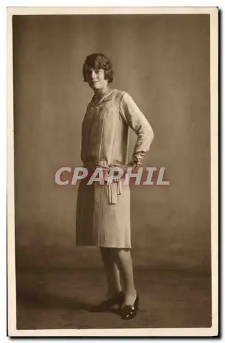 CARTE PHOTO Fantaisie Femme