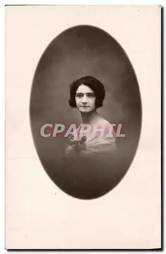 CARTE PHOTO Fantaisie Femme