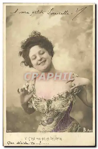 Cartes postales Fantaisie Femme