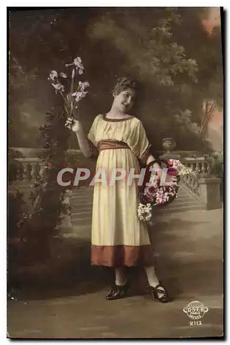 Ansichtskarte AK Fantaisie Femme