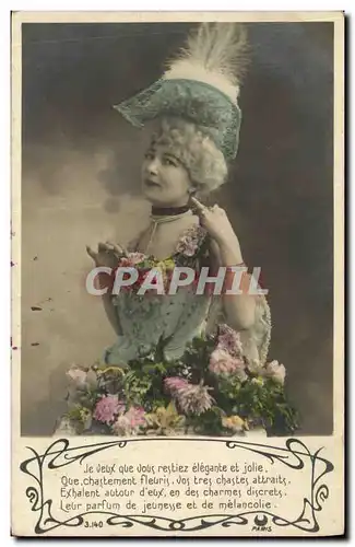 Cartes postales Fantaisie Femme