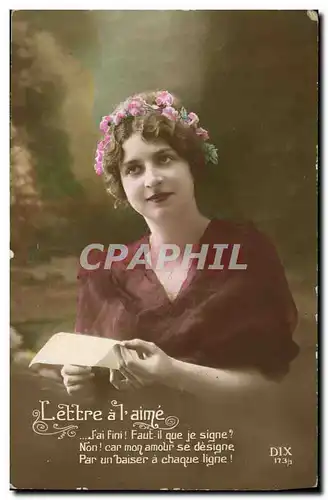 Cartes postales Fantaisie Femme