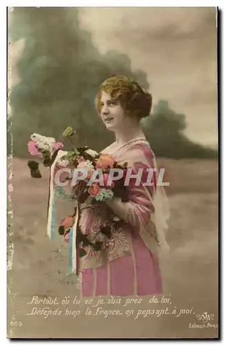 Cartes postales Fantaisie Femme