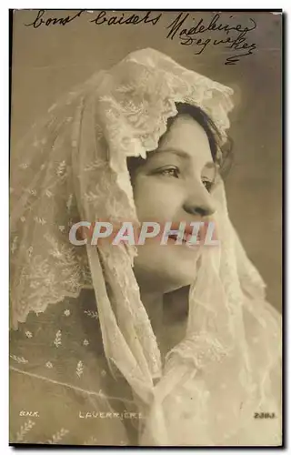 Cartes postales Fantaisie Femme Laverriere