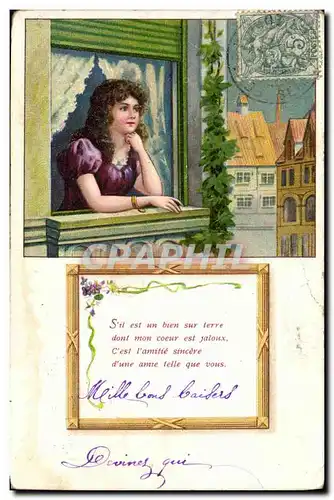 Cartes postales Fantaisie Femme