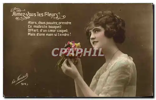 Cartes postales Fantaisie Femme