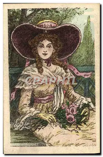 Cartes postales Fantaisie Femme