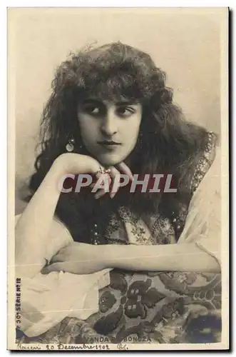 Cartes postales Fantaisie Femme Canda de Boncza