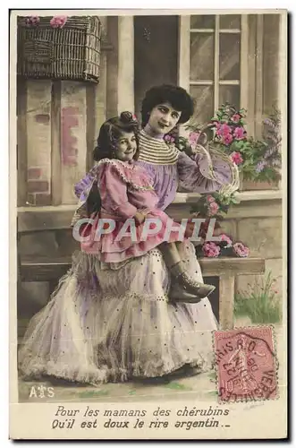 Cartes postales Fantaisie Femme Enfant