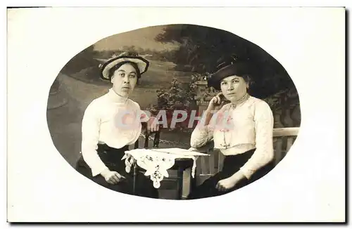 CARTE PHOTO Fantaisie Femmes