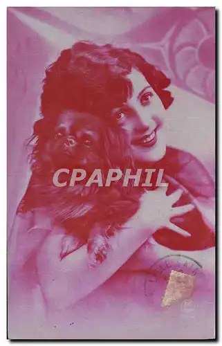 Cartes postales Fantaisie Femme Chien