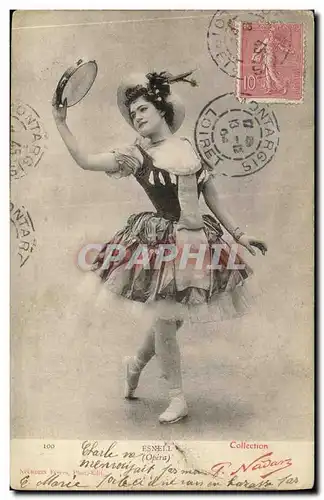 Cartes postales Fantaisie Femme Esnell opera