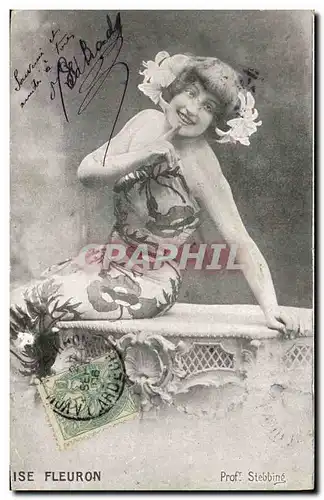 Cartes postales Fantaisie Femme Lise Fleuron