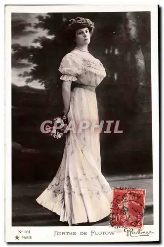 Cartes postales Fantaisie Femme Berthe de Flotow