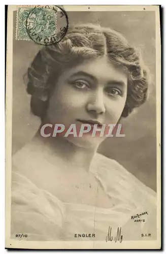 Cartes postales Fantaisie Femme Engler