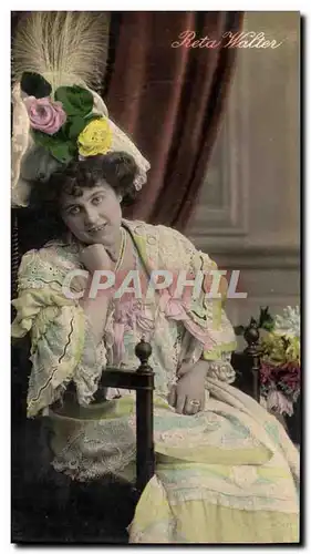 Cartes postales Fantaisie Femme Reta Walter