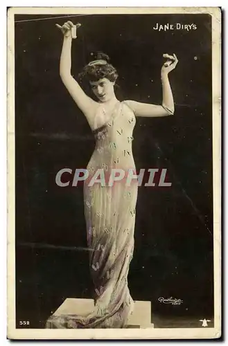 Cartes postales Fantaisie Femme Jane Dirys