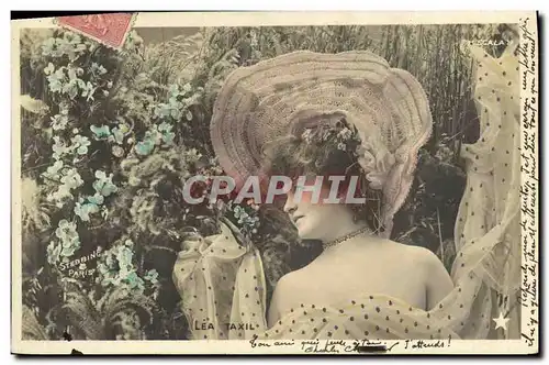 Cartes postales Fantaisie Femme Lea Taxil Scala