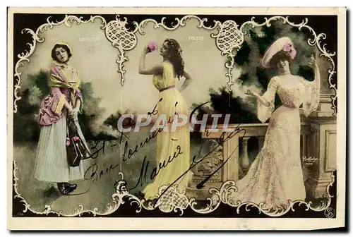 Cartes postales Fantaisie Femme Cavalieri Toldeo Devere