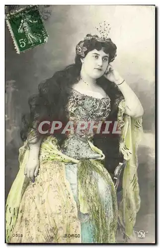 Cartes postales Fantaisie Femme Borgo