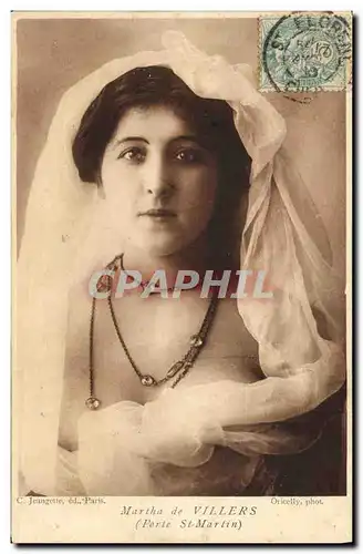 Cartes postales Fantaisie Femme Martha de Villers Porte St mMrtin