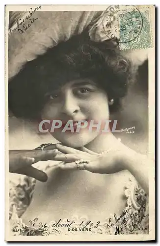 Cartes postales Fantaisie Femme Elise de Vere