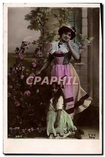 Cartes postales Fantaisie Femme Enfant